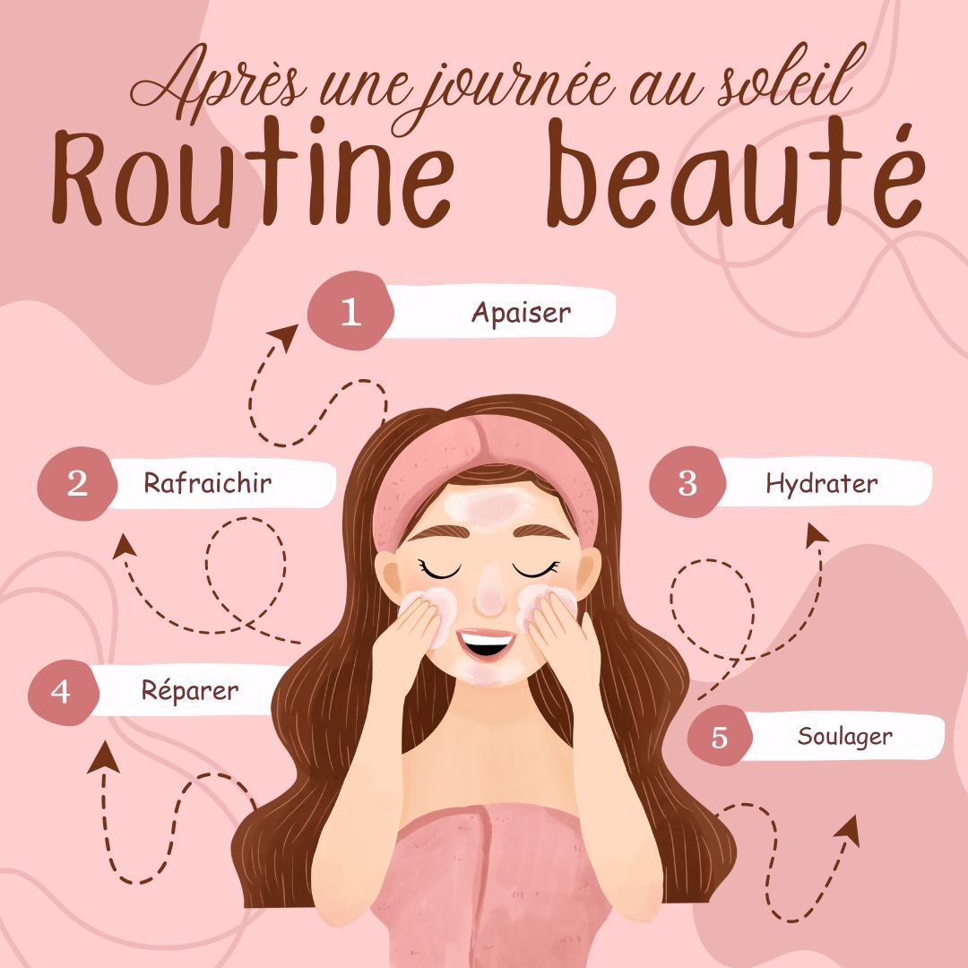 Routine beauté après une journée au soleil : prenez soin de votre peau avec douceur